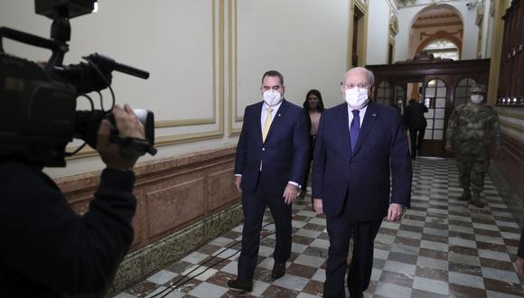 Pedro Cateriano a su llegada al Palacio Legislativo. (Foto: Andina / PCM)