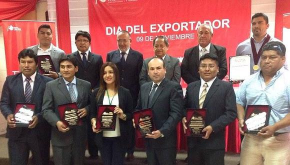 Diez empresas tacneñas fueron distinguidos en el Día del Exportador