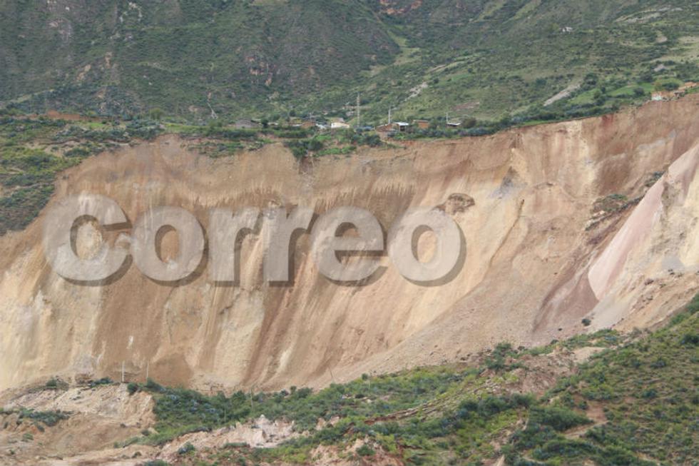 Huancavelica: Población huye por deslizamientos de cerro