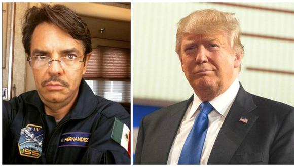 Eugenio Derbez conmociona las redes con curioso disfraz de Donald Trump (VIDEO)