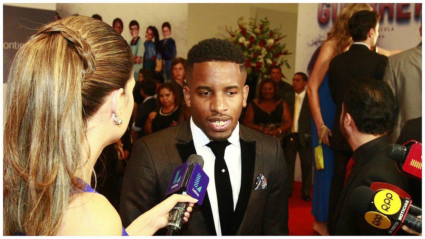 ¿Jefferson Farfán habló de Yahaira Plasencia en la avant premiere de 'Guerrero'? 