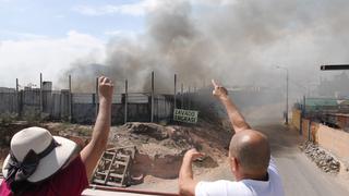 Incendio de grandes proporciones tiene lugar en Sachaca