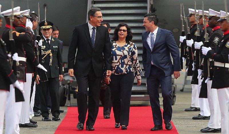 Presidente Martín Vizcarra llegó a Panamá para asunción de mando de Laurentino Cortizo