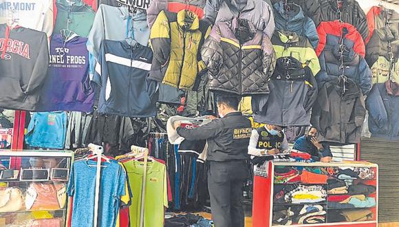 Policía incauta prendas ‘bamba’ valorizadas en S/ 5 000 en Chimbote.