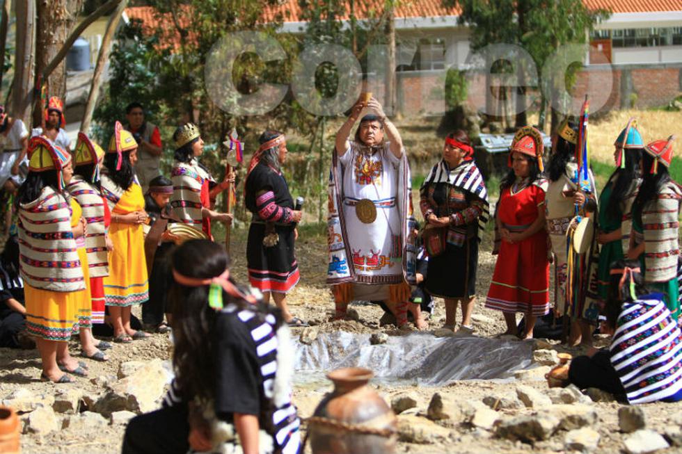 Escenifican pagapu en manantial de Wariwillka (VIDEO)