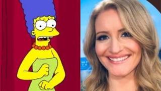 Marge Simpson “responde” al equipo de Donald Trump tras compararla con Kamala Harris