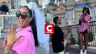 Melissa Paredes recibió propuesta de matrimonio de Anthony Aranda en Disneyland