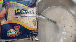 Ayacucho: Encuentran gorgojos en bolsa de arroz entregadas por Qali Warma