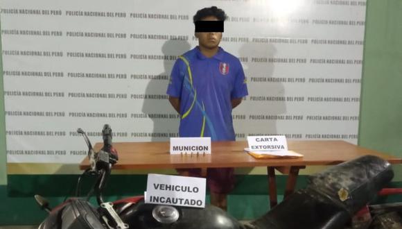 Agentes de Seguridad Ciudadana y la Policía Nacional del Perú lo intervinieron tras persecución en el distrito de La Esperanza.