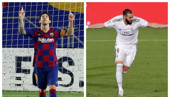 Barcelona y Real Madrid pelean por el título de LaLiga Santander. (Foto: Agencias)