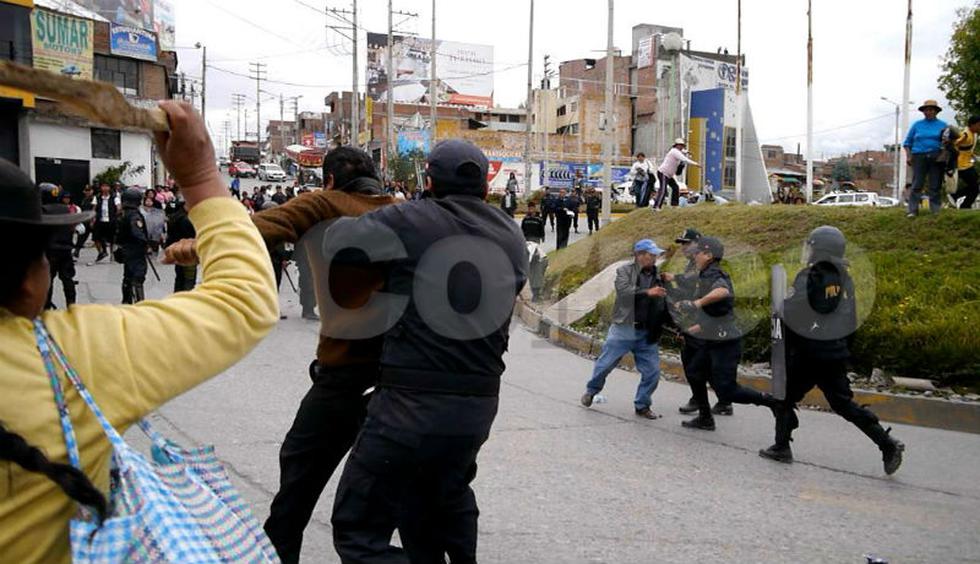 Palos, perdigones y bombas lacrimógenas en paro del Santa Isabel (VIDEO)