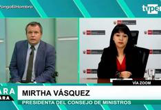 Mirtha Vásquez buscará acercamiento con bancadas: “Asamblea Constituyente no es prioridad” (VIDEO)