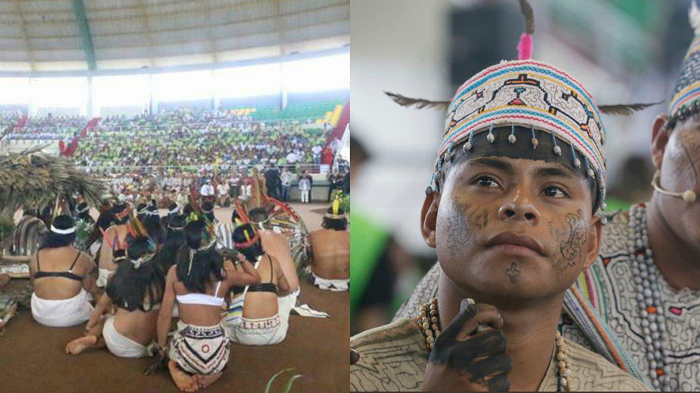 Papa Francisco: Baile y cánticos de los ashaninkas dejan en alto la cultura del Perú (FOTOS)