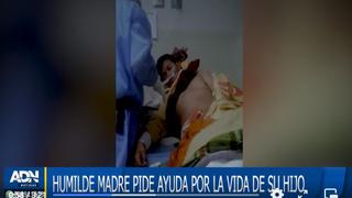 Cusco: madre pide ayuda para su hijo que sufre graves secuelas del COVID-19