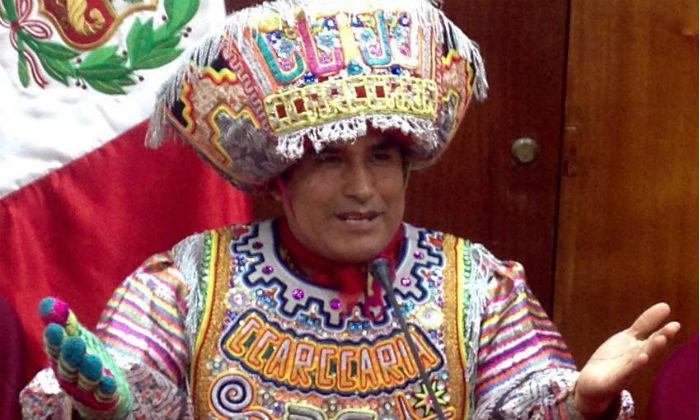 "Ccarccaria" es el único inscrito al congreso en Huancavelica