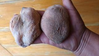 Pan que se vende en Huancayo es tan pequeño que dos caben en una mano