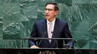 Martín Vizcarra en la ONU: "Confío en que lograremos reforma de adelanto de elecciones"