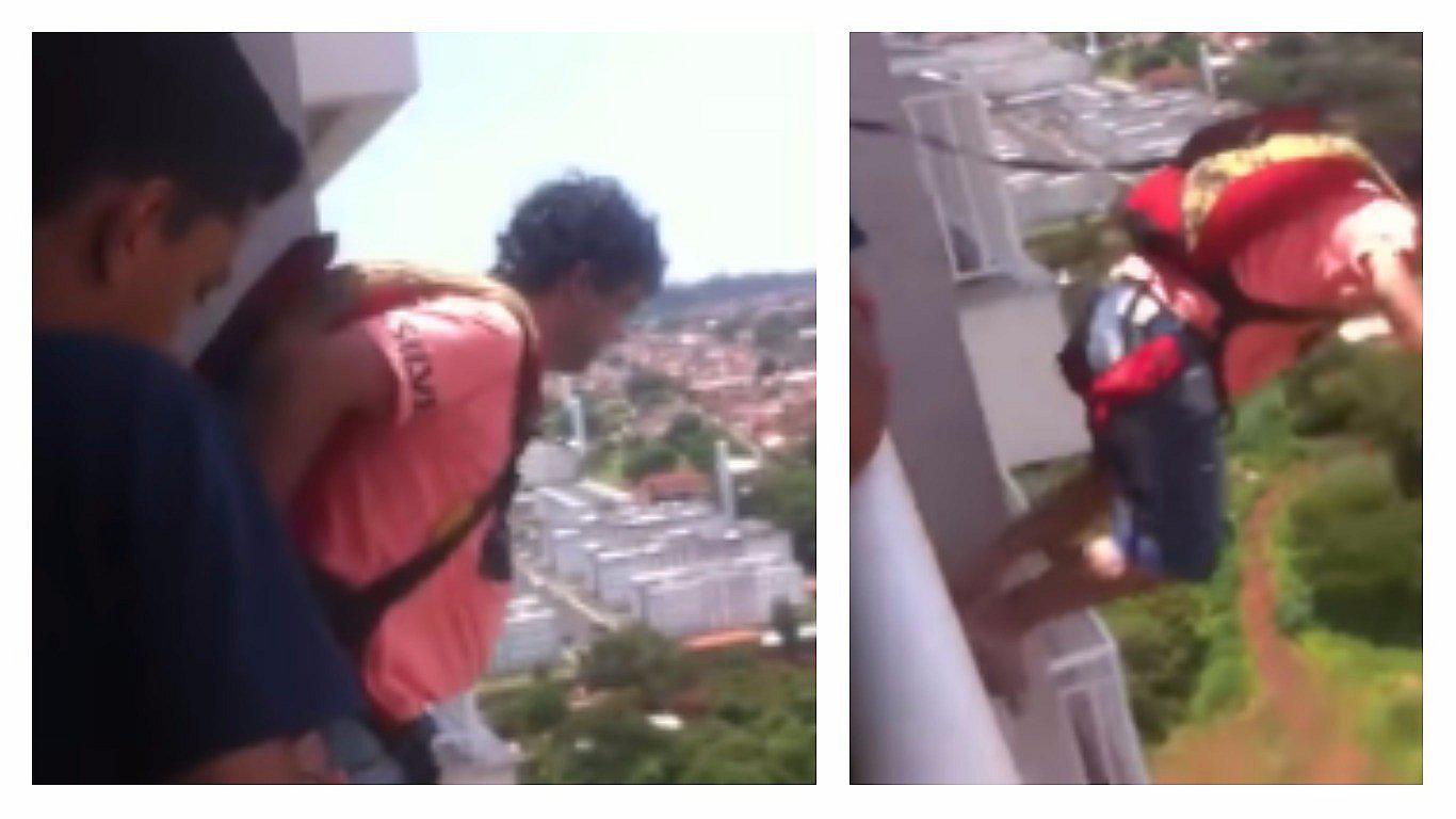 YouTube: compra paracaídas en Internet y se lanza desde piso 25 (VIDEO)