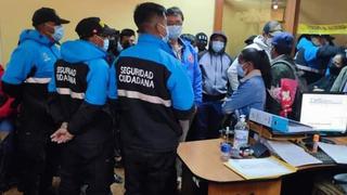 Cita con alcalde de Huancavelica termina en enfrentamiento entre Construcción Civil y fuerzas del orden