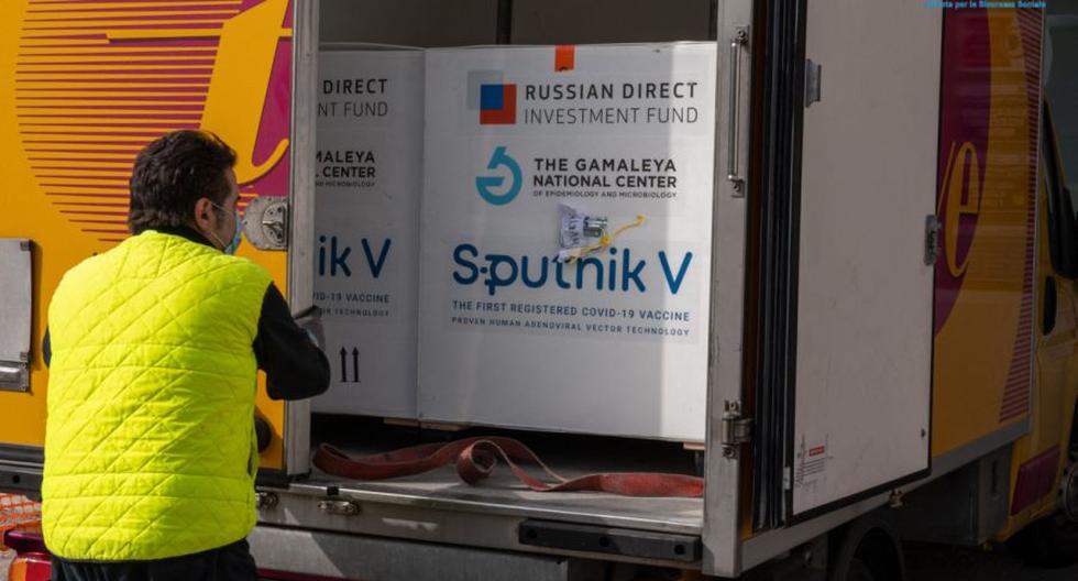 Imagen de la vacuna rusa contra el coronavirus Sputnik V. (AFP).