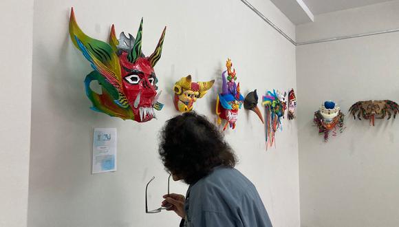 Artistas presentaron máscaras que representan la cultura y tradición de diferentes regiones del país| Foto: Soledad Morales