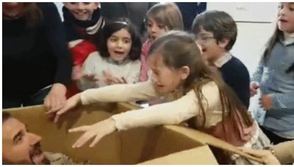 Facebook: militar español le da tierna sorpresa a su hija por su cumpleaños (VIDEO)