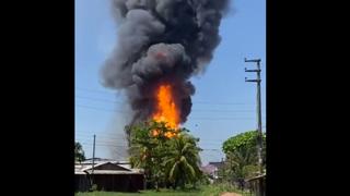 Incendio en Pucallpa: Impactantes imágenes que captan los vecinos (VIDEOS)