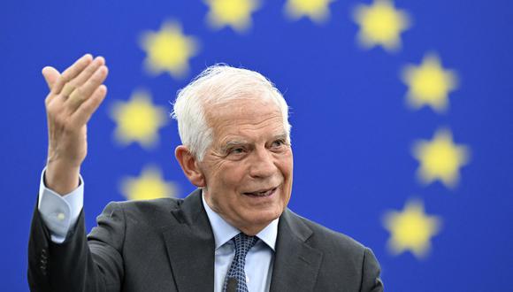 El jefe de política exterior de la Unión Europea, Josep Borrell. (Foto de Frederick FLORÍN / AFP)