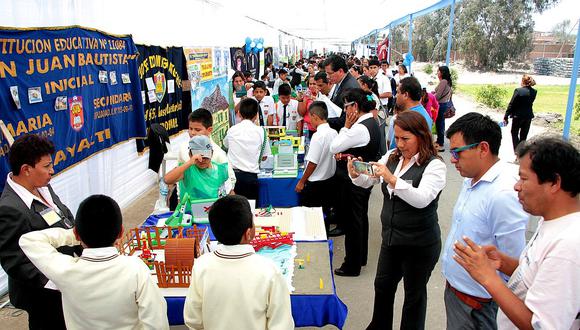 Chiclayo: Exhiben 197 proyectos en la II Feria Tecnológica Educativa