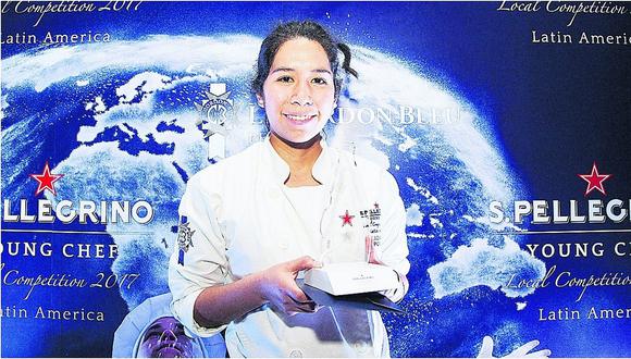 Peruana triunfa en concurso gastronómico