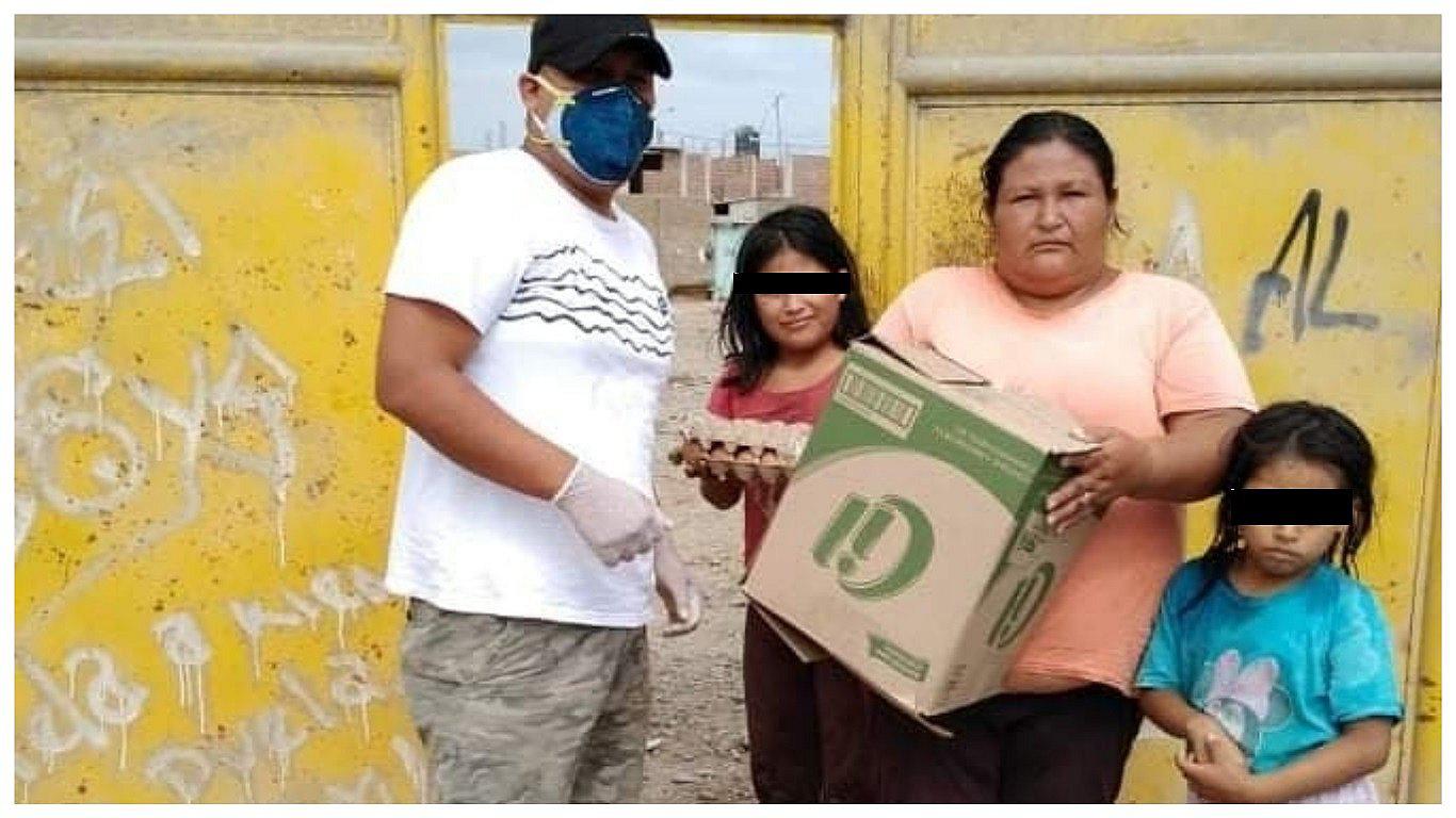 Trujillo: Se rapa el pelo y consigue apoyo para armar canastas (VIDEO)