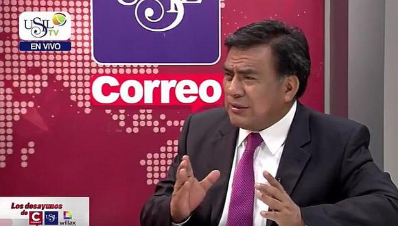 Velásquez Quesquén: "Los procuradores están actuando política y no jurídicamente"