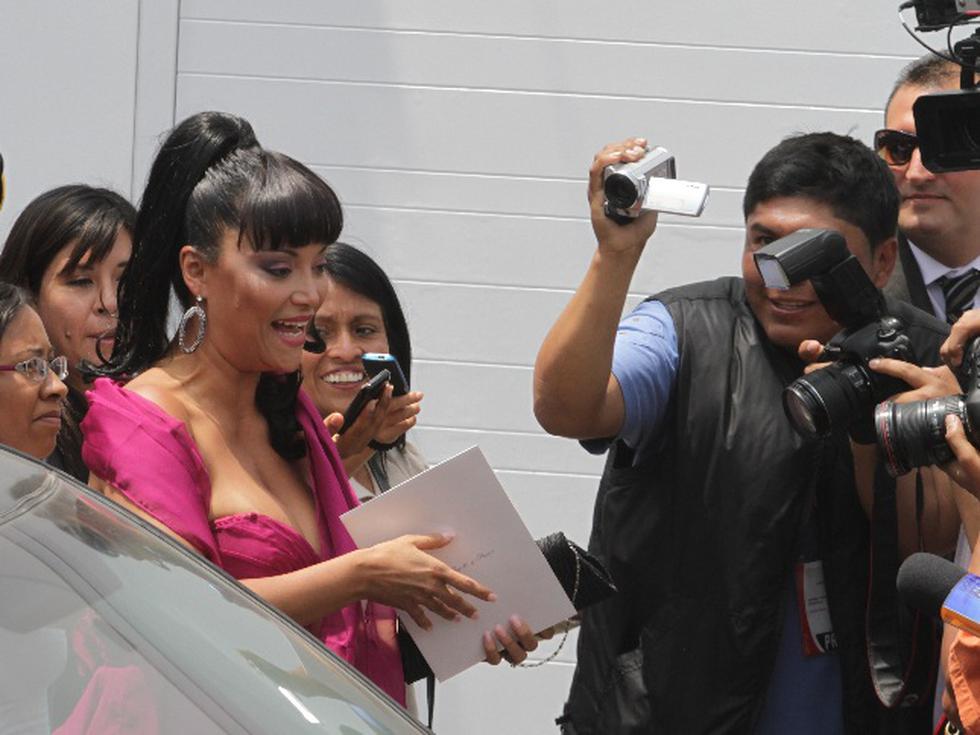 Fotos: Mariella Zanetti acaparó miradas en el matrimonio de Tula Rodríguez y Javier Carmona