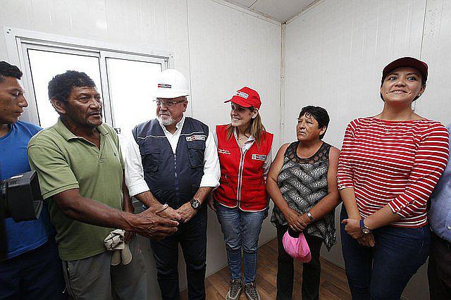 Sencico instala módulos de vivienda en Arequipa