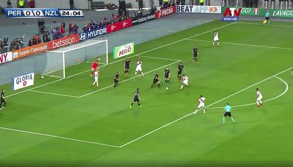 Perú vs. Nueva Zelanda: árbitro no cobra claro penal a favor de la bicolor (VIDEO)