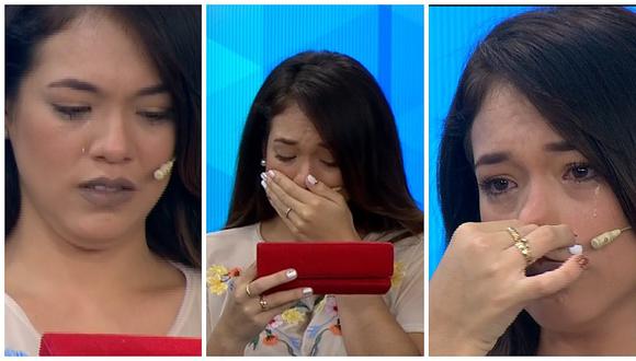 Jazmín Pinedo llora en vivo tras recibir emotiva sorpresa de su madre (VIDEO)