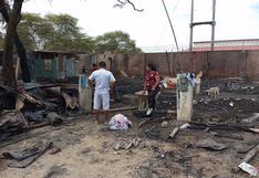 Piura: Fuego arrasa con 12 viviendas en  Parque Centenario