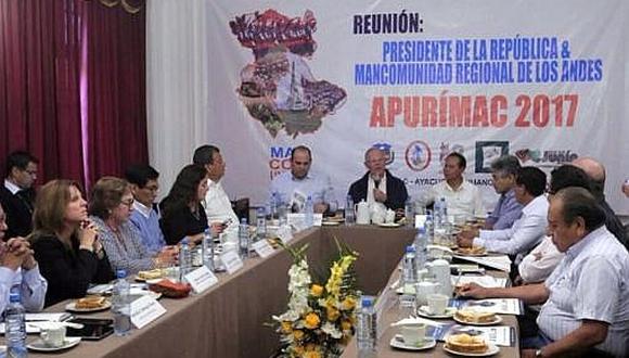 PPK se reunió con gobernadores de Mancomunidad de los Andes