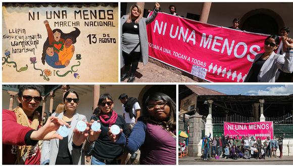 #NiUnaMenos: "Desde Cusco llamamos a todas las mujeres del Perú a no dejarse pisotear"