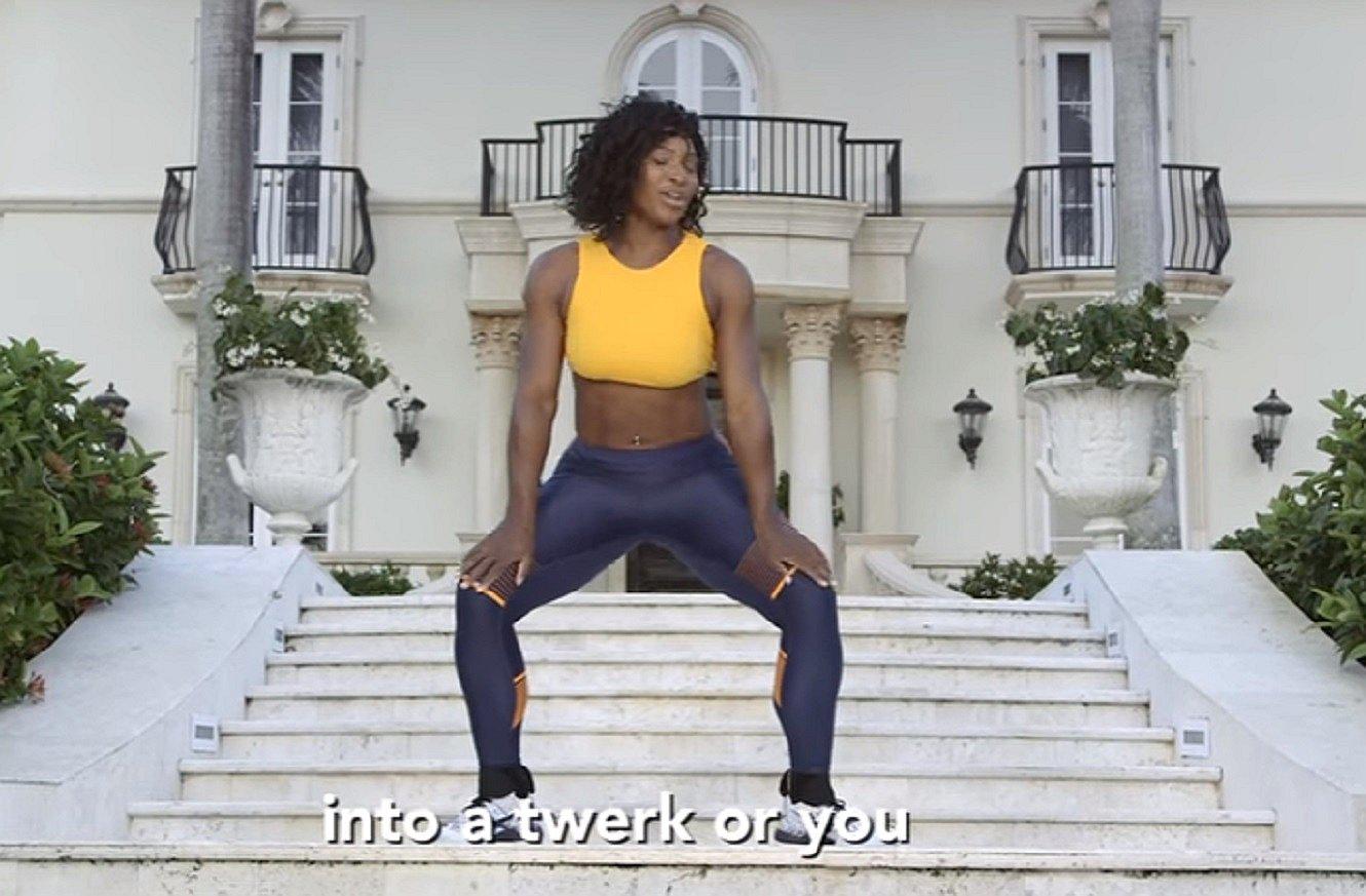 ​YouTube: Este es sexy 'twerking' de Serena Williams que alborota las redes sociales (VIDEO)