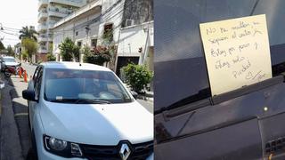 El pedido de una mujer embarazada que dejó su auto mal estacionado: “No me multen, estoy por dar a luz”