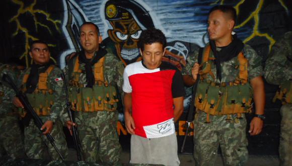 Fuerzas Especiales de Tarapoto capturan al camarada 'Carachupa'