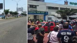 Callao: Evacuaron a pacientes por alerta de posible fuga de gas cerca de hospital San José (VIDEO y FOTOS)