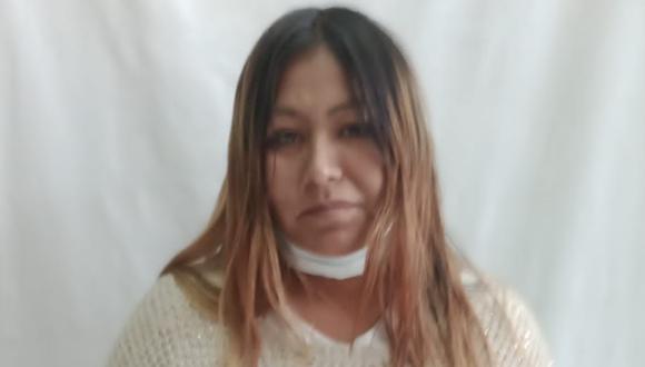 Mirian Cansaya tenía orden de captura vigente por el delito de hurto agravado, solicitado por el 4to Juzgado de Tacna. (Foto: Difusión)