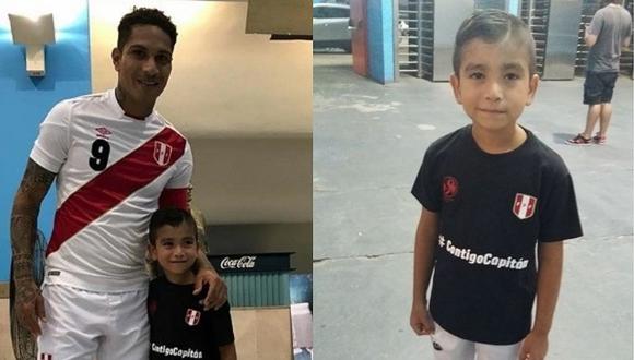 Paolo Guerrero recibe a niño argentino que lo buscaba desde 2017 (VIDEO) 