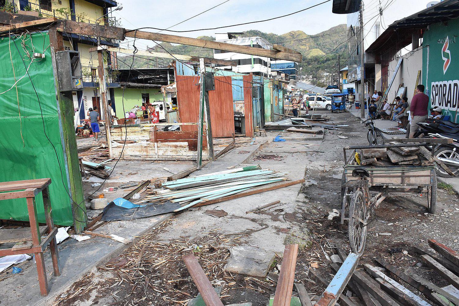 Inician con puente Alterno de Tingo María