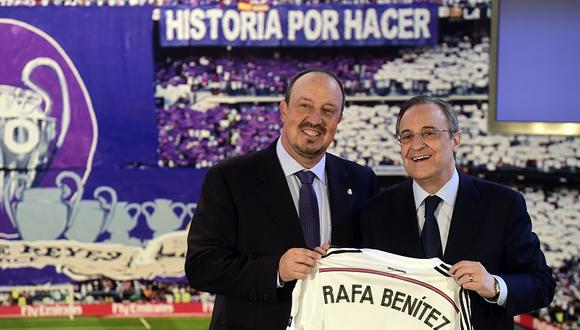 Rafa Benítez fue presentado como nuevo entrenador del Real Madrid
