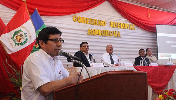 Alcaldes de Moquegua se reunieron con ministro de Vivienda Edmer Trujillo