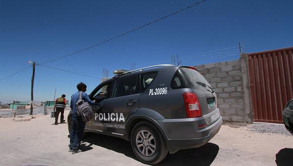 Un patrullero para 15 mil vecinos en Mariano Melgar