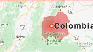 Sismo de magnitud 6.2 remeció Colombia, según el Servicio Geológico